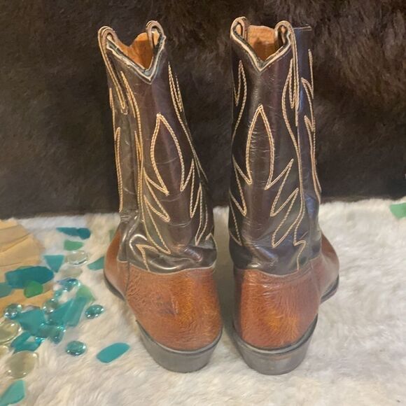 Circle A cowboy boots 10 (4828) - Picture 6 of 12
